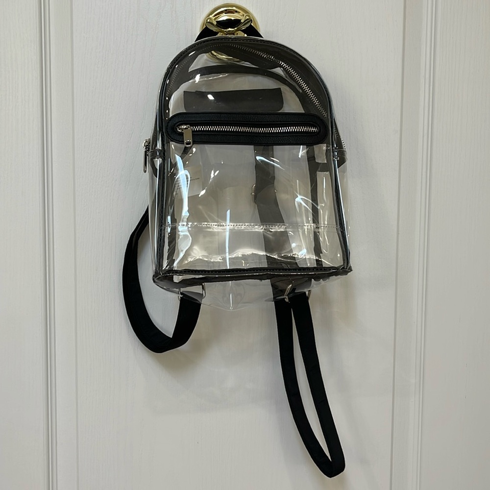 Wild Fable mini black and clear backpack